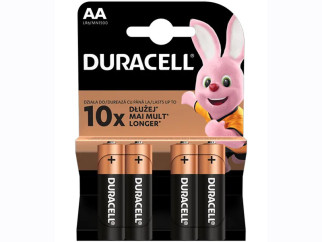 Batteries Duracell AA Alkaline 4pack