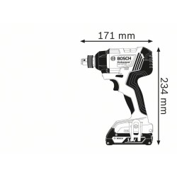 Акумулаторен ударен гайковерт BOSCH GDX 180-LI