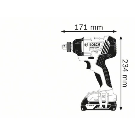 Cordless Impact Driver/Wrench BOSCH GDX 180-LI