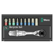 Ratchet set + bits WERA - Bicycle Set 9