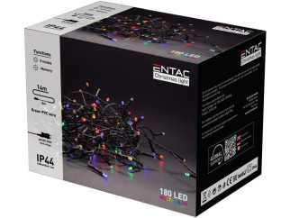 Christmas 180 LED light 14m - multicolor