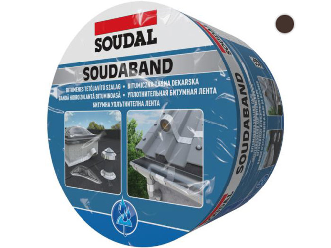 Битумна хидроизолационна лента Soudal Soudaband - тъмно кафява
