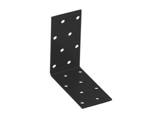 KM 7C Metal Angle Bracket Black - 80 x 80 x 40 mm