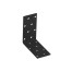 DMX KM 7C Metal Angle Bracket Black - 80 x 80 x 40 mm