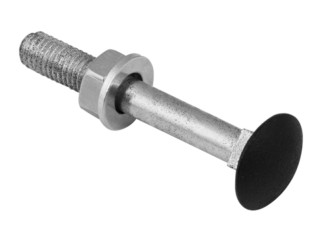 Carriage bolt DOMAX with black head M8 - 4pcs