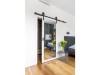 GTV LOFT sliding system, 200 cm, black matt