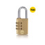 Brass Combination Padlock YALE - 30mm