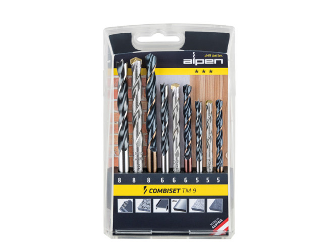 Alpen Holz TM 8 Wood Drill Bits Set