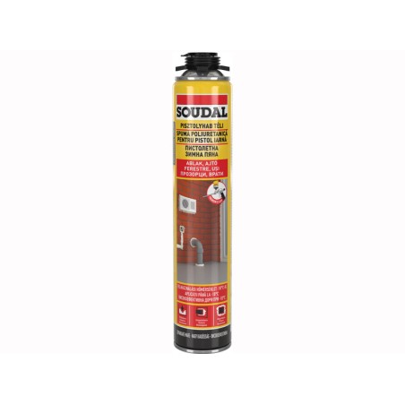 Пистолетна зимна полиуретанова пяна Soudal