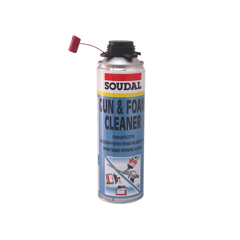 Почистващ препарат за монтажна пяна Soudal Gun & Foam Cleaner