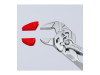 3 pairs of plastic jaws KNIPEX for all 86 XX 250 models