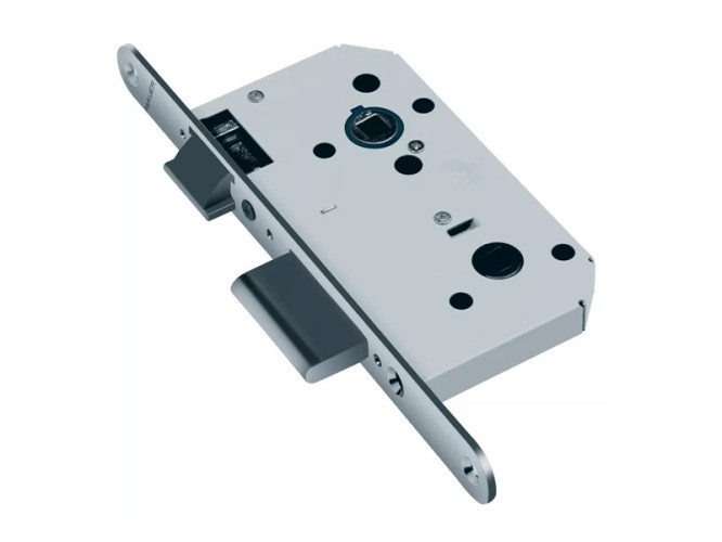 FAB 70 x 50 mm Lock For Wooden Interior Doors - Cylinder, Chrome Matt