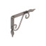DMX WOZ Ornamental Shelf Support Bracket - 140 x 110 mm, Grey