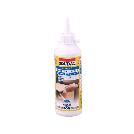 Водоустойчиво лепило за дърво Soudal 65A D3 - 250 гр