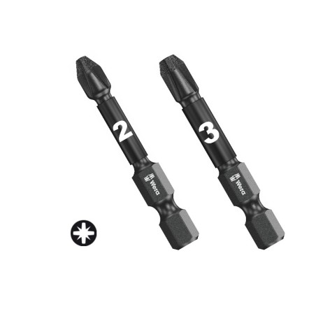 Накрайник (бит) за отвертки Wera Impaktor - PZ 3