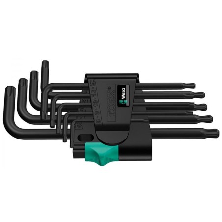 Комплект Г-образни ключове Wera 967 PKL/9 TORX