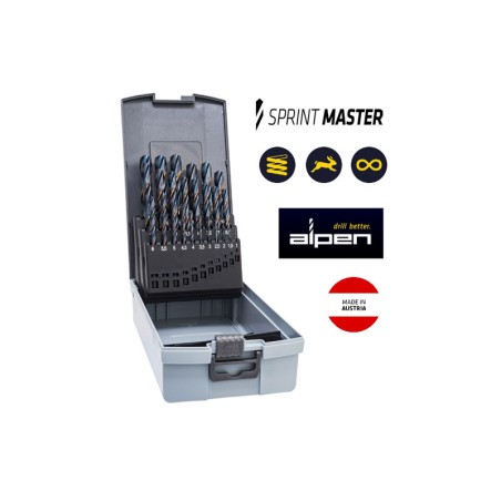Alpen HSS Sprint KP 25 Drill Bits Set