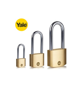 Brass padlock Yale