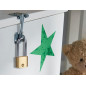 Brass padlock Yale - extended