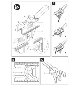 Dowel drill jig BOSCH