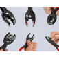 Клещи KNIPEX TwinGrip с челен захват