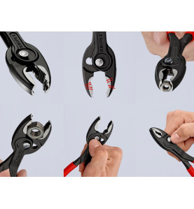 Клещи KNIPEX TwinGrip с челен захват