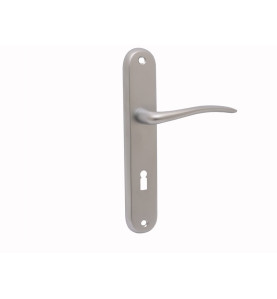 Viduma Sirius door handles - for cylinder, brass