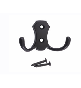 GTV Furniture Hook WZ-B0-K24-20 - Black matt