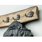 GTV Furniture Hook WZ-B0-K24-20 - Black matt