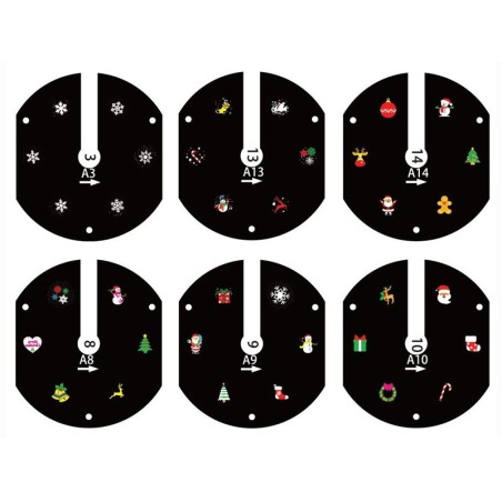 LED Projector Light 6W + 6pcs Card 8-12m