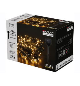 Соларни коледни LED лампи 10м