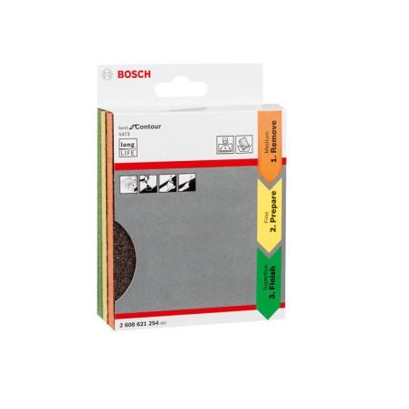 К-т абразивни гъби BOSCH Best For Contour