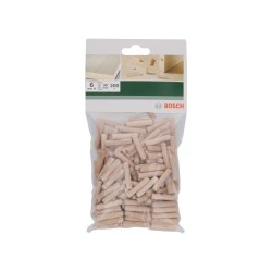 Wooden Dowels BOSCH ∅6 x 30 mm - 200pcs