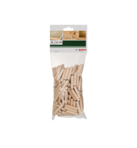 Wooden Dowels BOSCH ∅8 x 40 mm - 150pcs