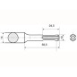 Flat chisel SDS+ Rennsteig - 20x250mm