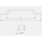 GTV Furniture Handle Flavio, Inox