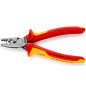 Crimping Pliers KNIPEX for wire ferrules 1000V - 180mm