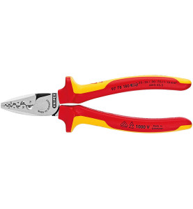 Crimping Pliers KNIPEX for wire ferrules 1000V - 180mm