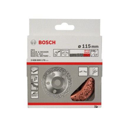 Carbide grinding disc BOSCH for wood - 115