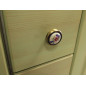 KAMA 3350 Retro Furniture Handle - Blue Flower, With Screw