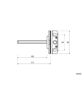 Hidden Shelf Support With Hanger Bolt And Plate - scheme