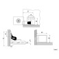 KAMA LF023 Glass Door Hinges
