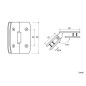 KAMA KS-135 Glass Hinge