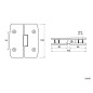KAMA KS-180 Glass Hinge