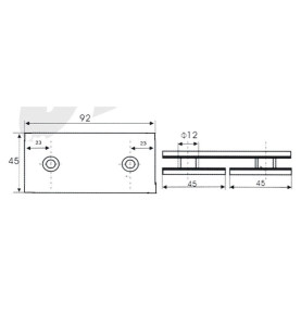 KS-06 Glass Holder - scheme