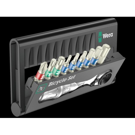 Ratchet set + bits WERA - Bicycle Set 9