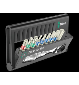 К-т тресчотка с битове WERA 10ч - Bicycle Set 9