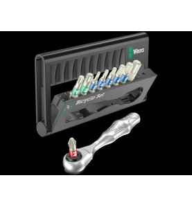 Ratchet set + bits WERA - Bicycle Set 9