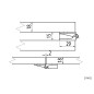 GTV Butterfly Furniture Hinge - 180 degrees