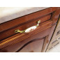 KAMA 8240 Retro Furniture Handle - 96 mm, Ceramic + Gold KAMA 8240 Retro Furniture Handle - 96 mm, Ceramic + Gold
